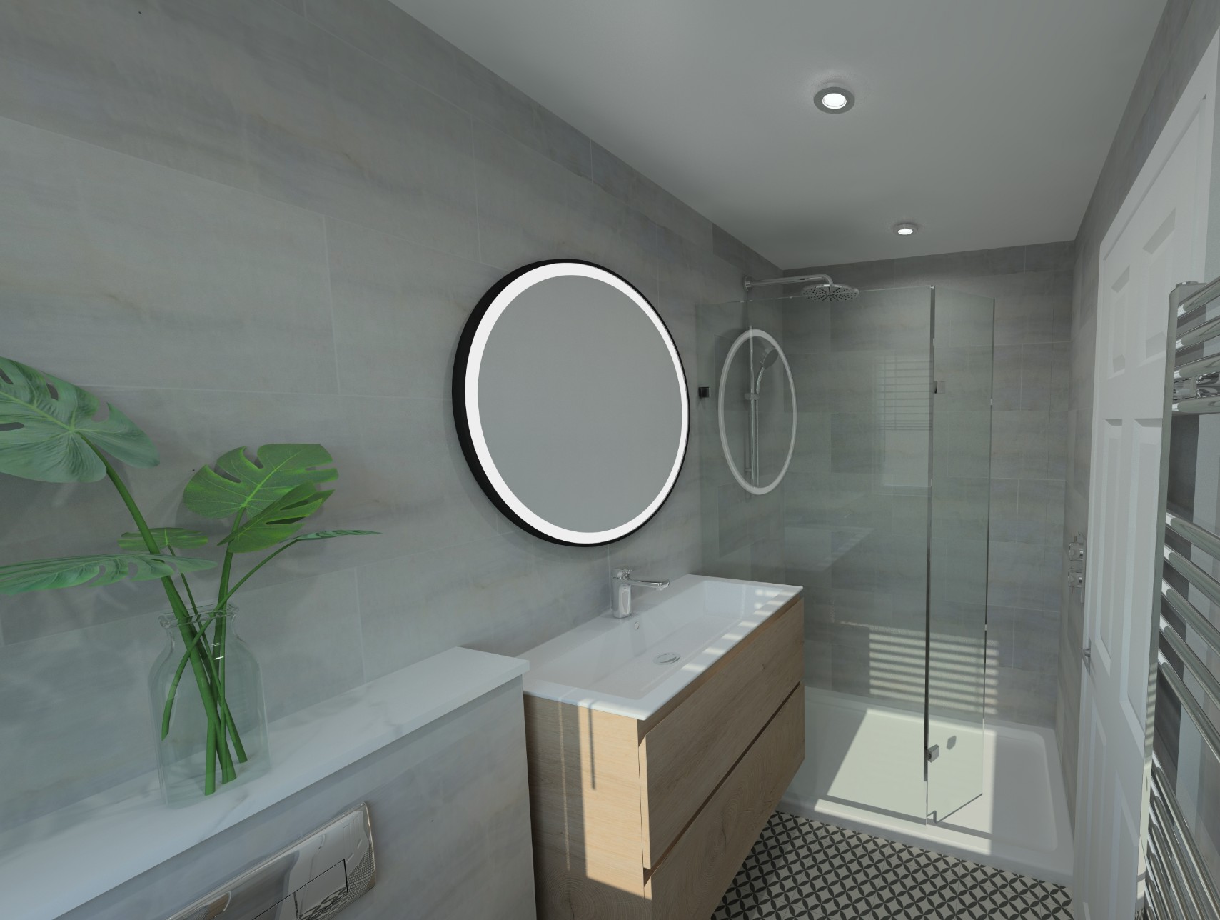 Modern ensuite visual