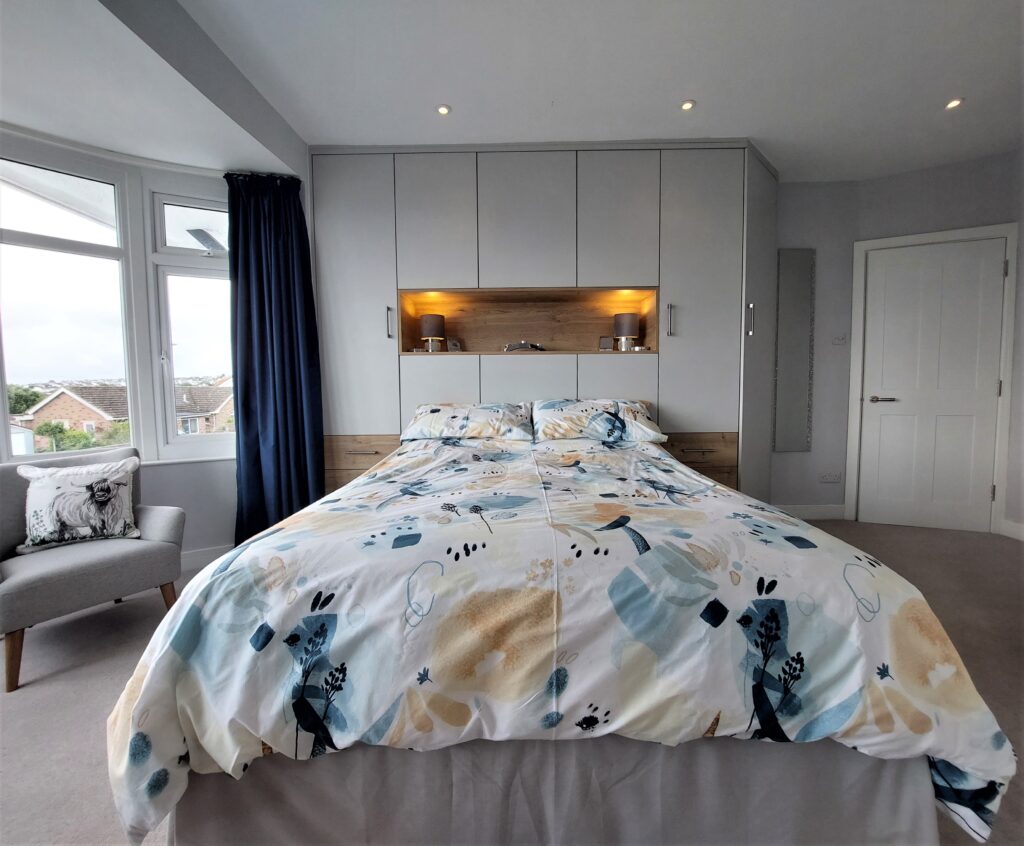Fitted Headboard with Storage in Paignton