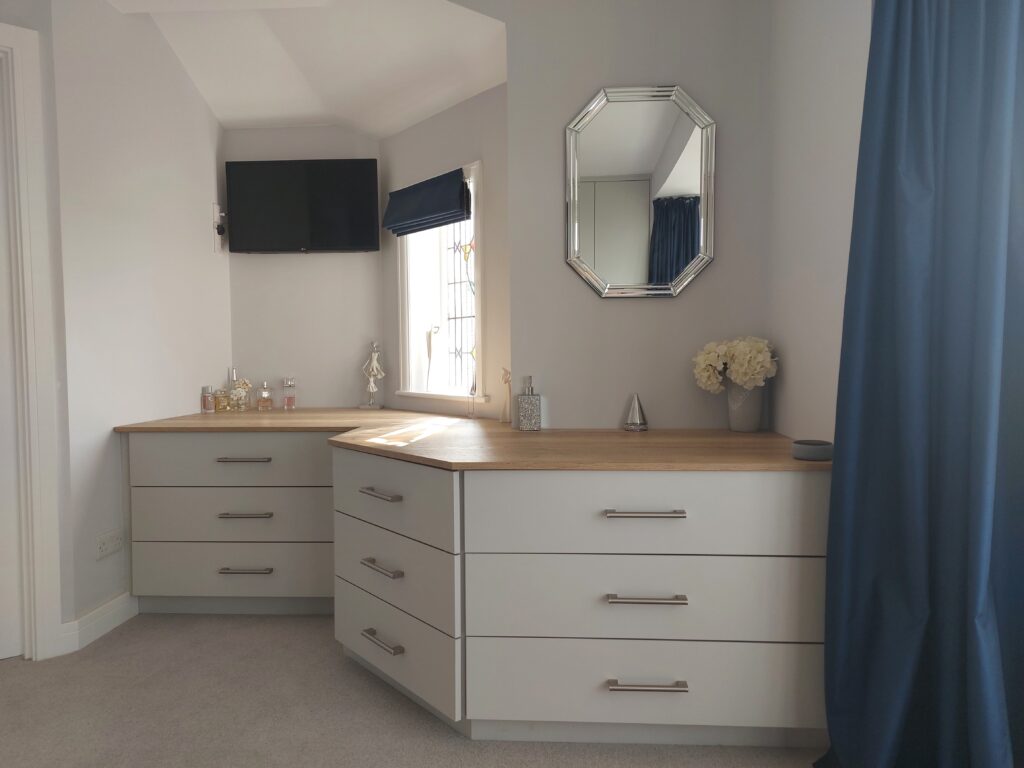 Fitted Bespoke Bedroom Drawers in Paignton